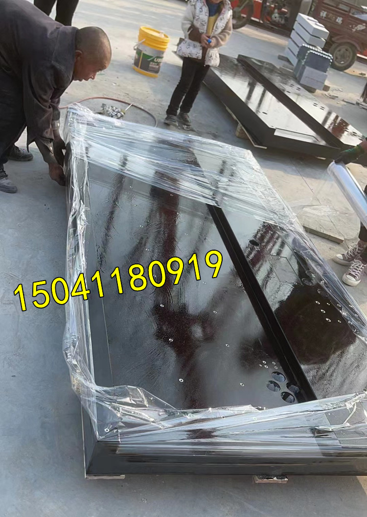 深圳某激光訂做的大理石構件(底座)已發貨